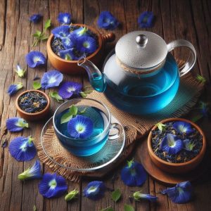 Trà Hoa Đậu Biếc Sấy Khô Nguyên Bông Chính Hãng